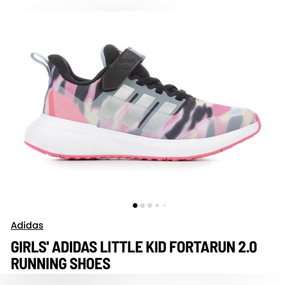 Adidas Girls FortaRun 2.0 Sneaker; Size 1.5 - Picture 2 of 9